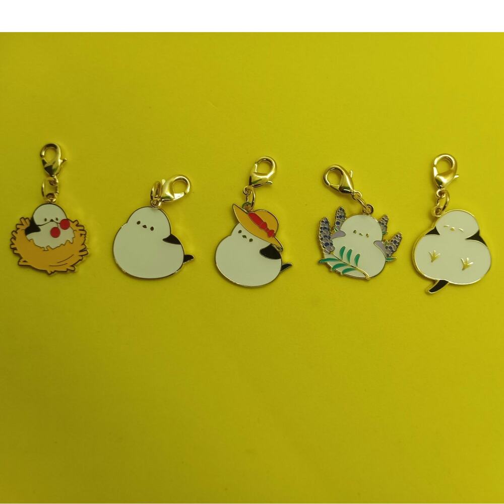 Shima Enaga (Snow Fairy bird) charms